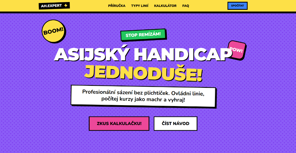 Asijský Handicap CZ - edukační web o sázkových strategiích