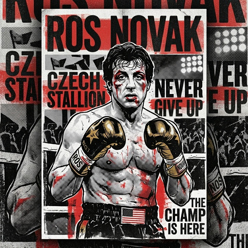 Sylvester Stallone jako Rocky - inspirace pro tvrdou práci
